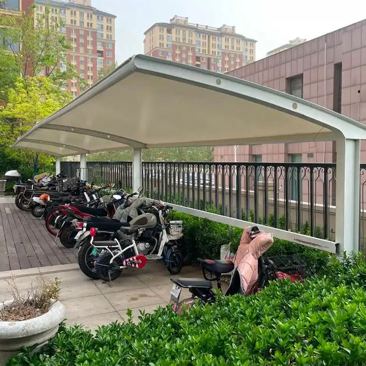 安阳县膜结构电动车棚